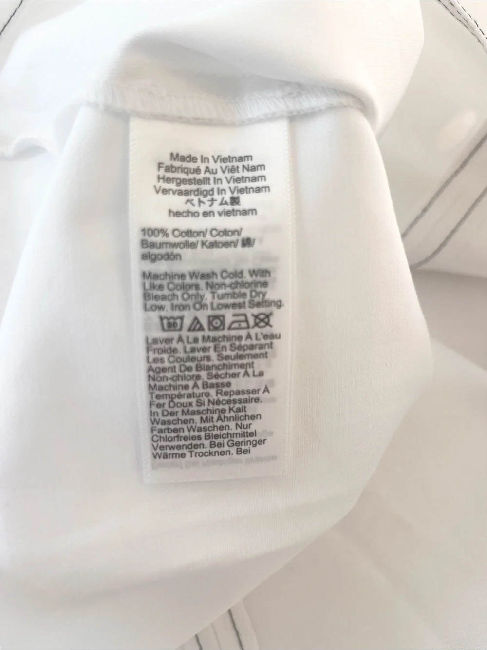 NWT J Crew Contrast-Stitch Shell Top in Double Cotton Poplin – White – Size 4